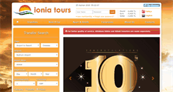 Desktop Screenshot of ioniatours.com